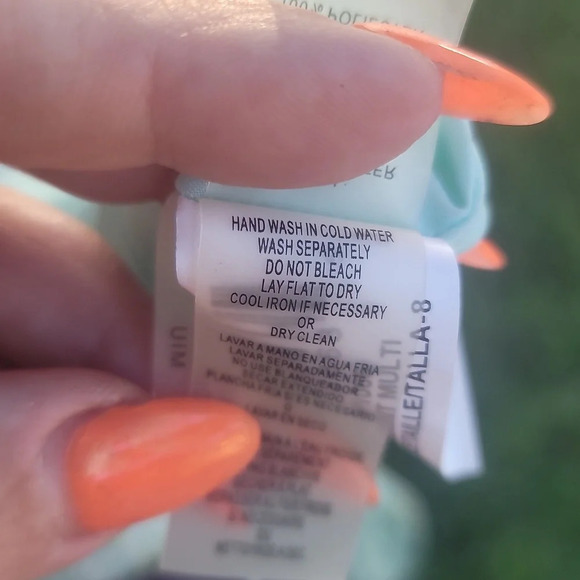 Kensie mint green yellow floral racerback sleeveless ruffled dress 8 - Picture 8 of 14